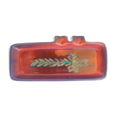 Cendrier vintage rouge vif