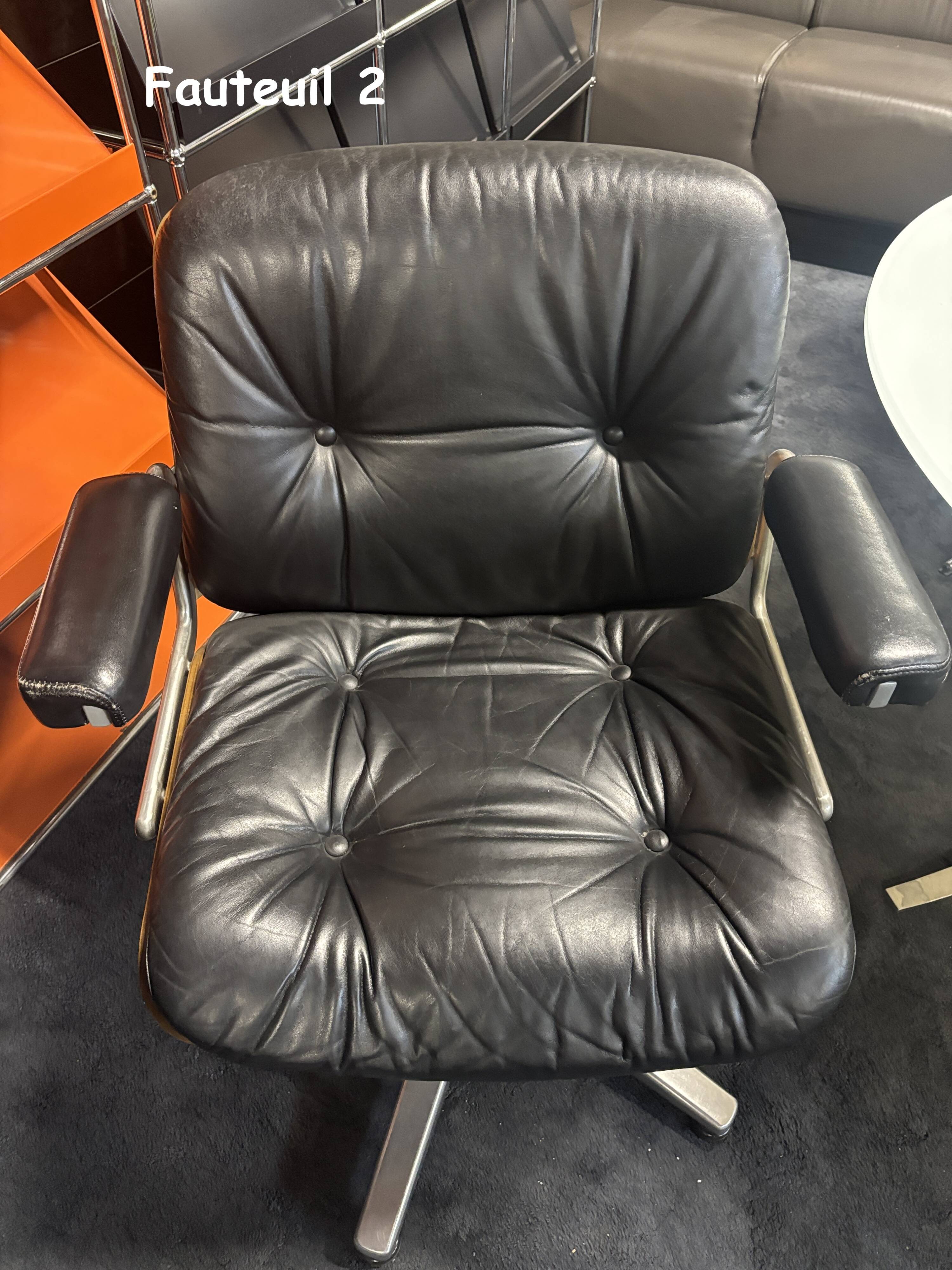 Martin Stoll armchair, Giroflex by Karl Dittert