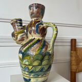 Anthropomorphic ceramic vase