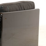Leather armchair by Dino Gavina for Simon studio 1970's