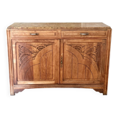Art Deco oak sideboard