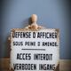 Enamelled plate defense display
