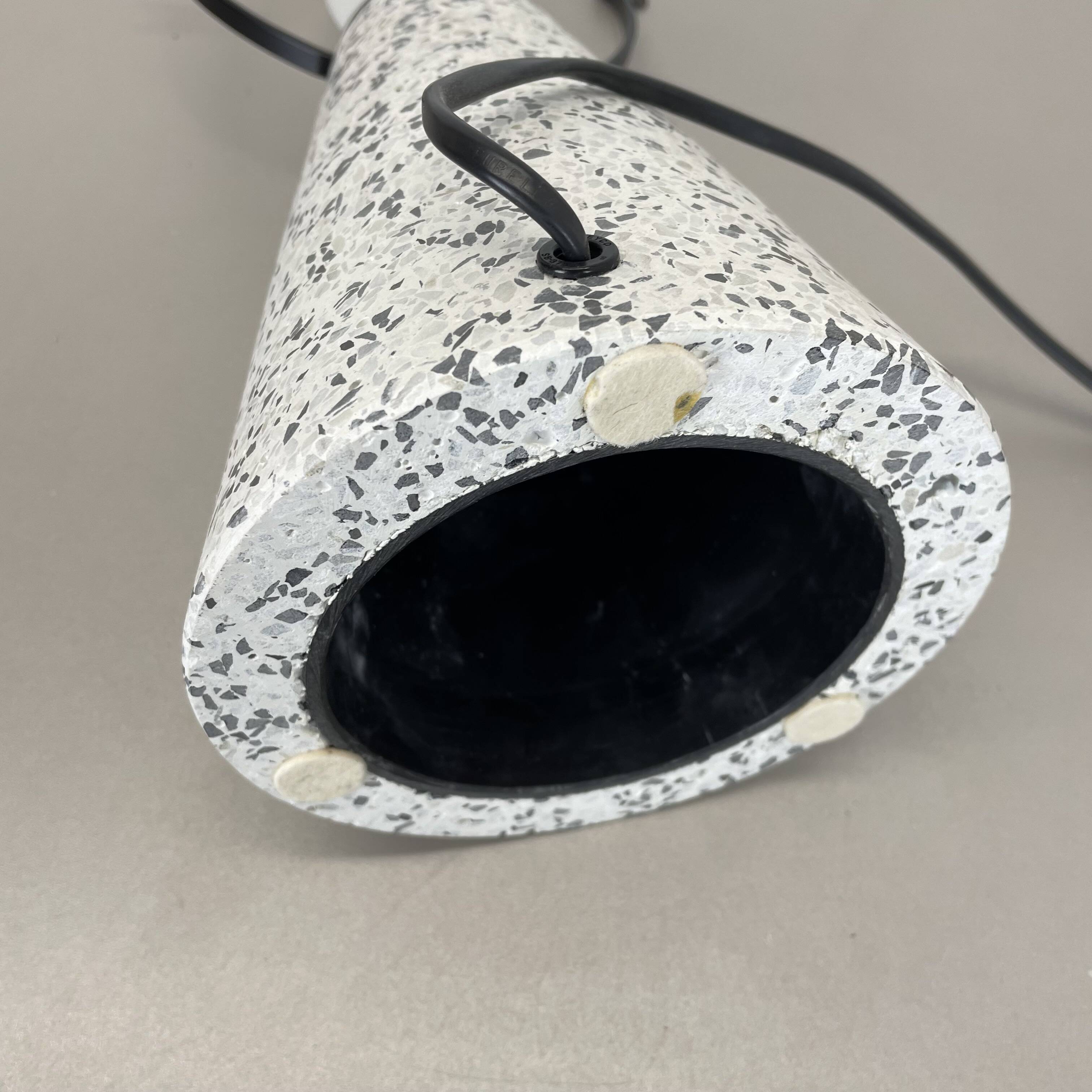 Rare Postmodern Terrazzo Table Lamp 'EON' in Memphis Style by IKEA, Sweden 1990s