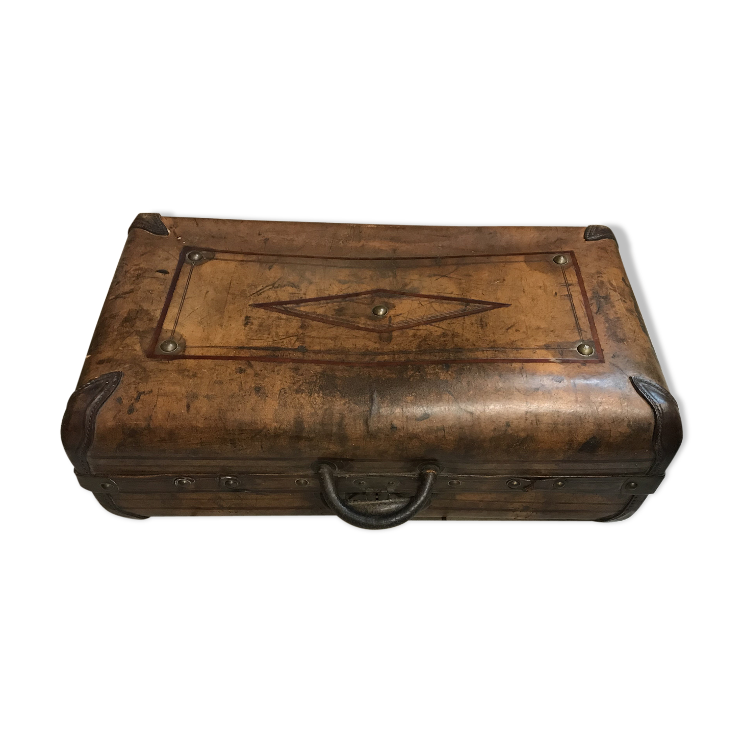 Leather suitcase 1920