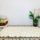 Handmade Moroccan rug in natural wool 250cm x 150cm