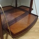 Art deco dessert in mahogany and marquetry