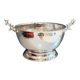 Vintage Silver Plate Bowl, Ice Bucket, European Decorative Bowl in the Shape of a Deer Head