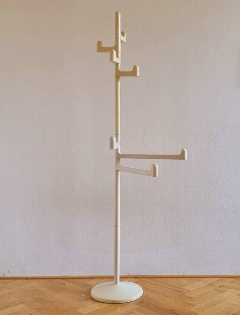 Midcentury Floor Coat Rack Gedy, Makio Hasuike, Italy, 1970s