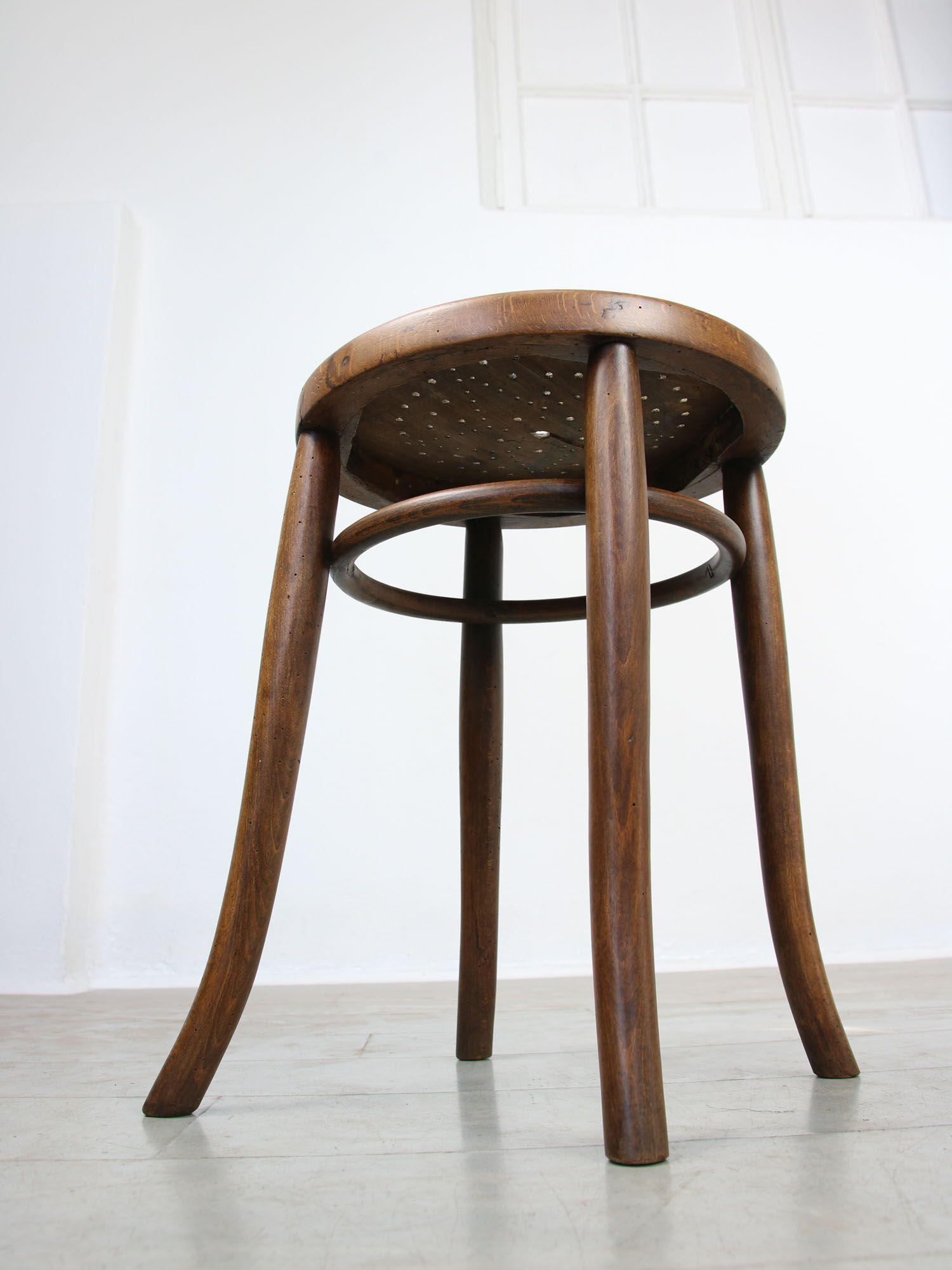 Antique Bentwood Star Piano Stool
