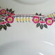 6 flat plates Faience Orchie Moulin des loups