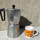Italian coffee maker 8-10 cups vintage 70s very good condition