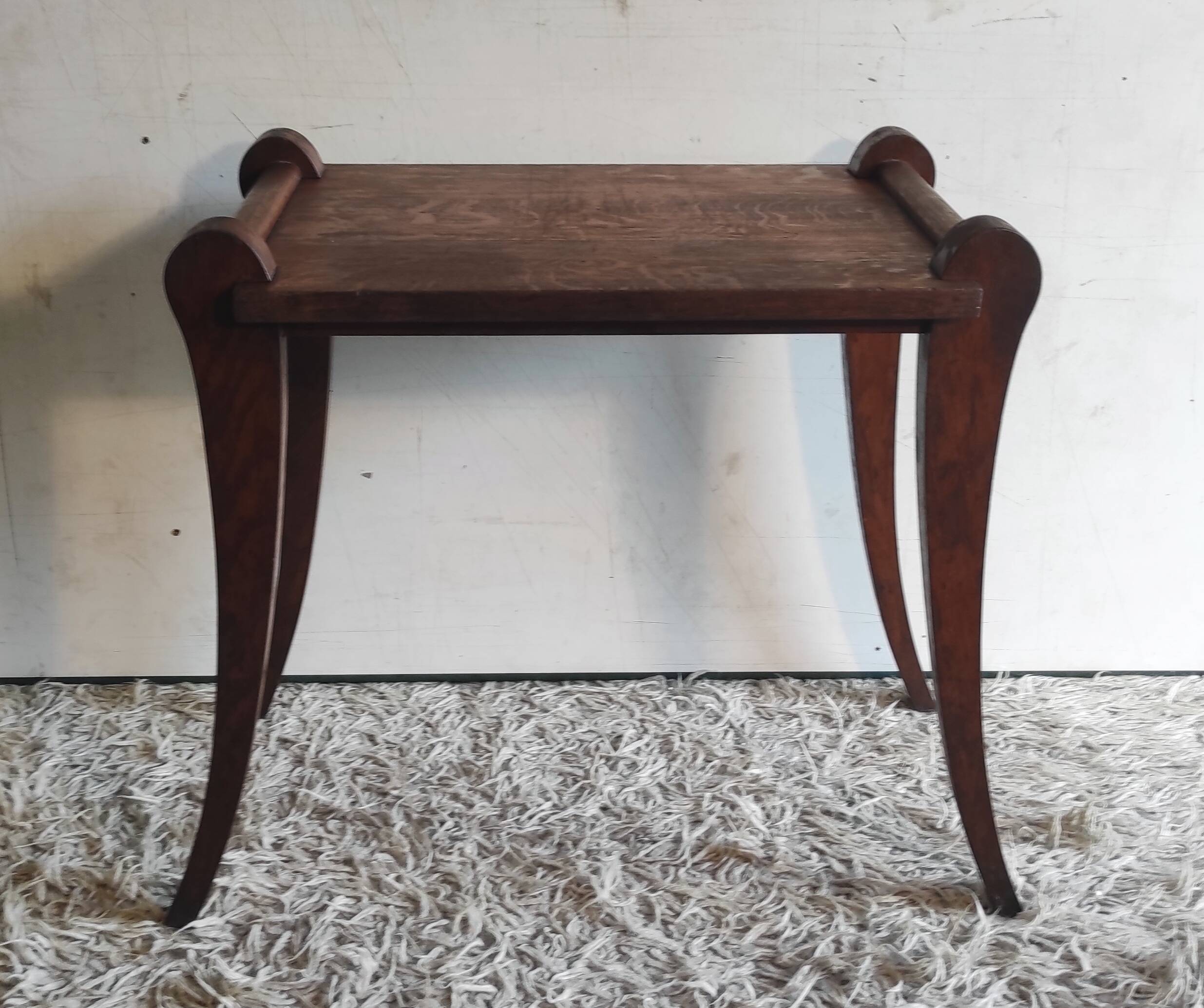 Art Deco coffee table in solid oak - 1930s/40s