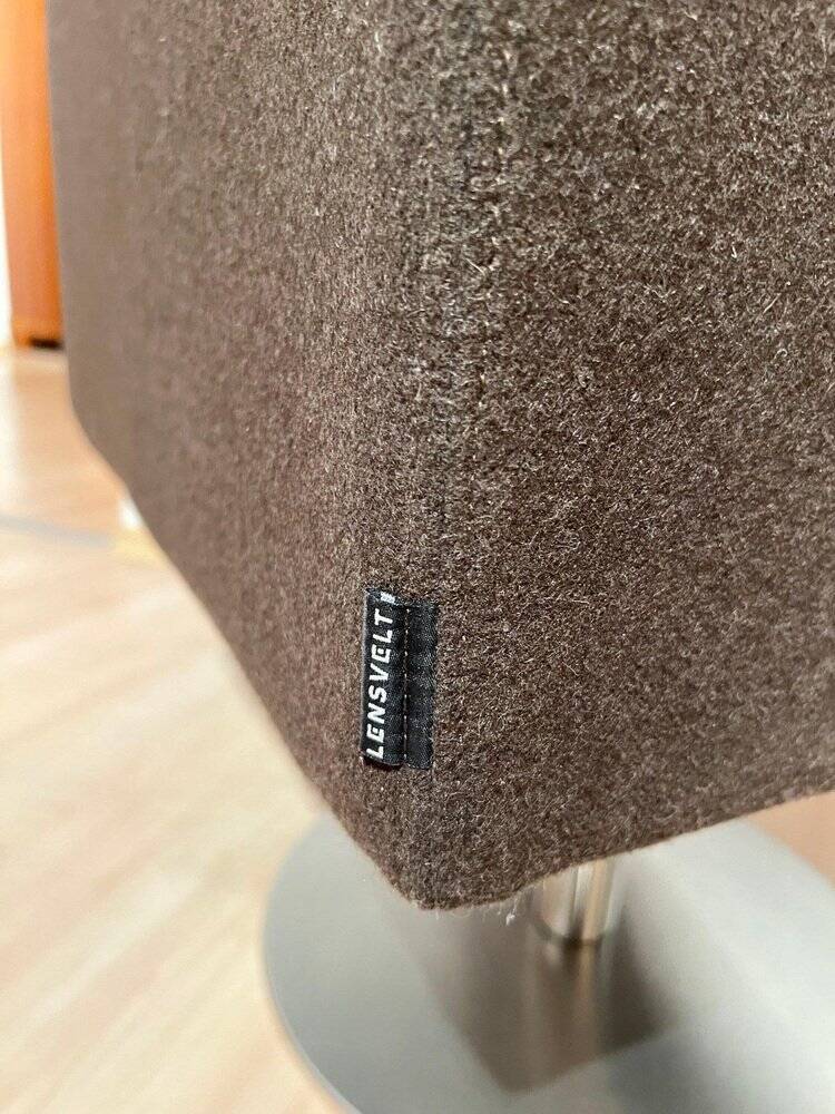 Set of Dutch Cubic Swivel Chairs with Tableau by Lensvelt, 2001