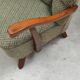 Paire de fauteuils Halabala vert par Druzba Bratislava B-609 année 59