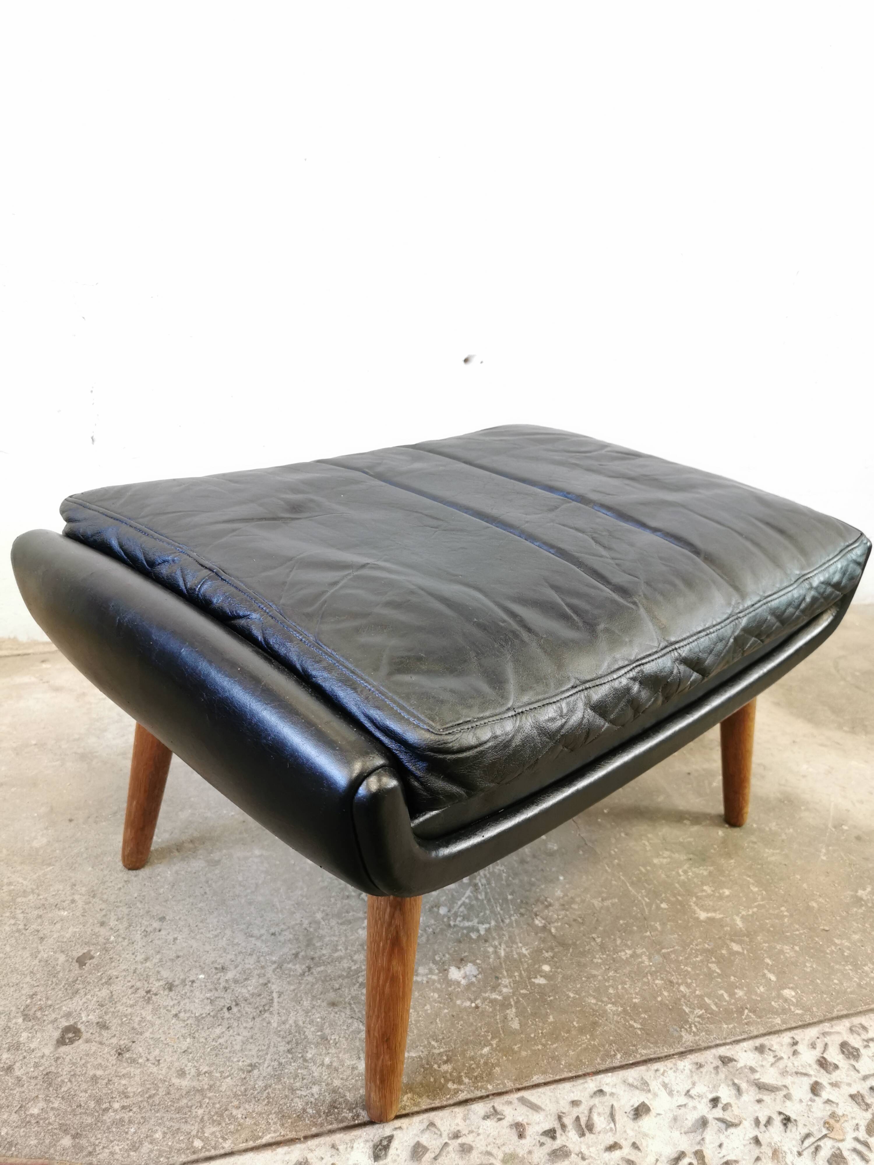 Ottoman/Ottoman/Scandinavian leather footrest