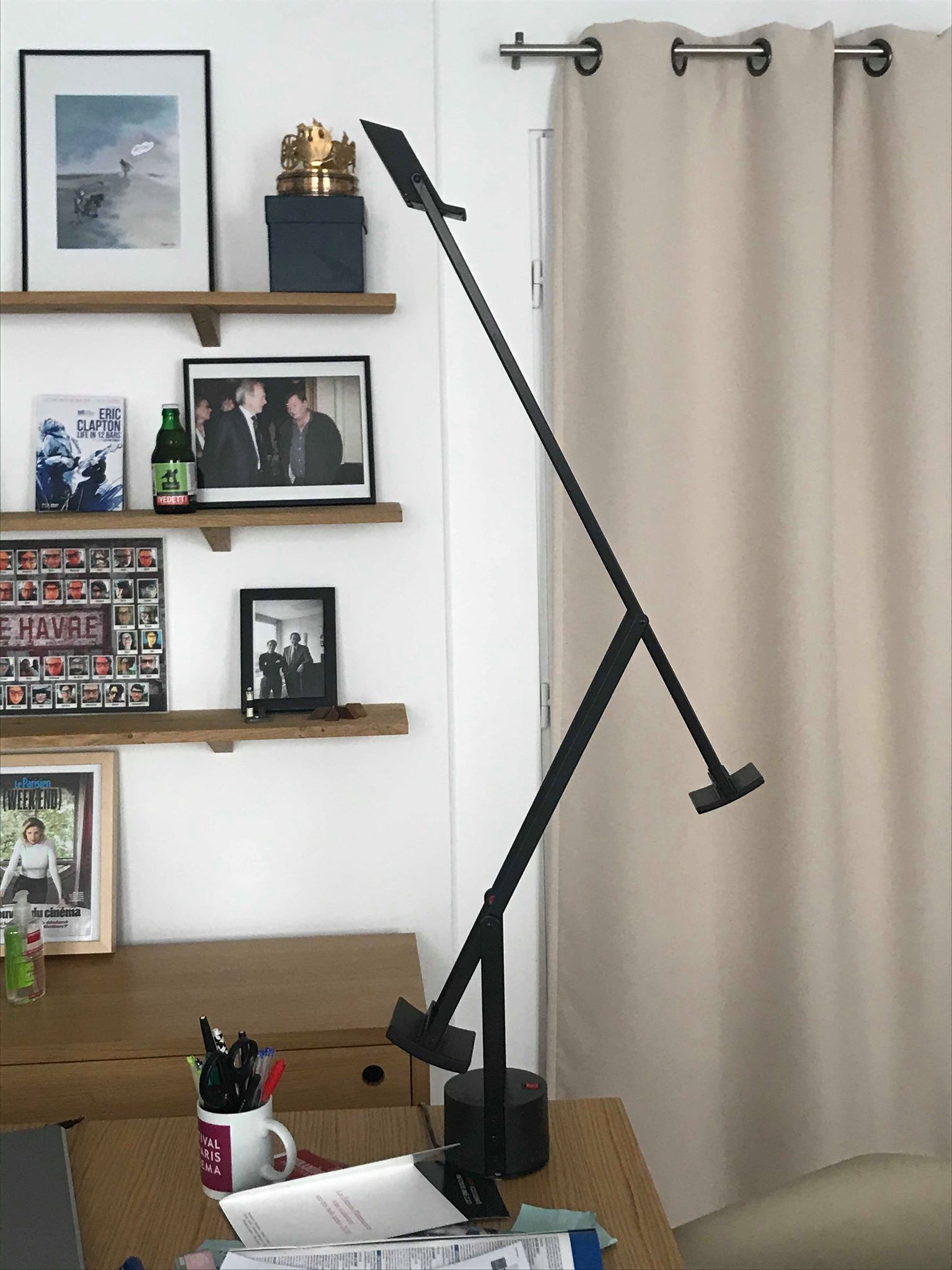 Tizio aluminium expandable lamp