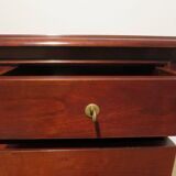 Rare - 6 drawer chest of drawers - mahogany - Louis xvi style - spinning top feet