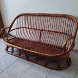3 seater rattan sofa