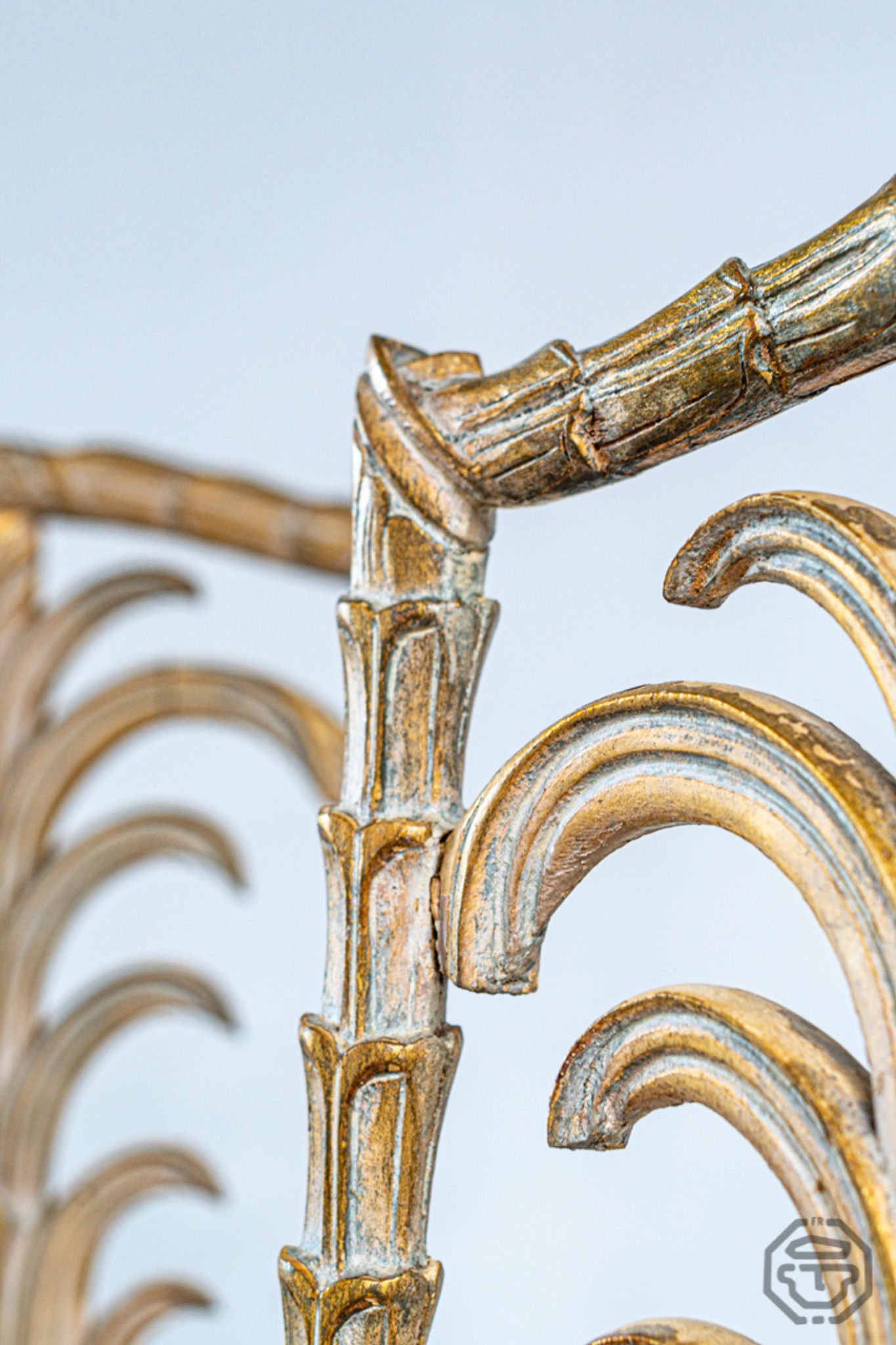 Duo de chaises palmier Rococo