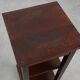Art Deco dark oak pedestal, Belgium 1920s