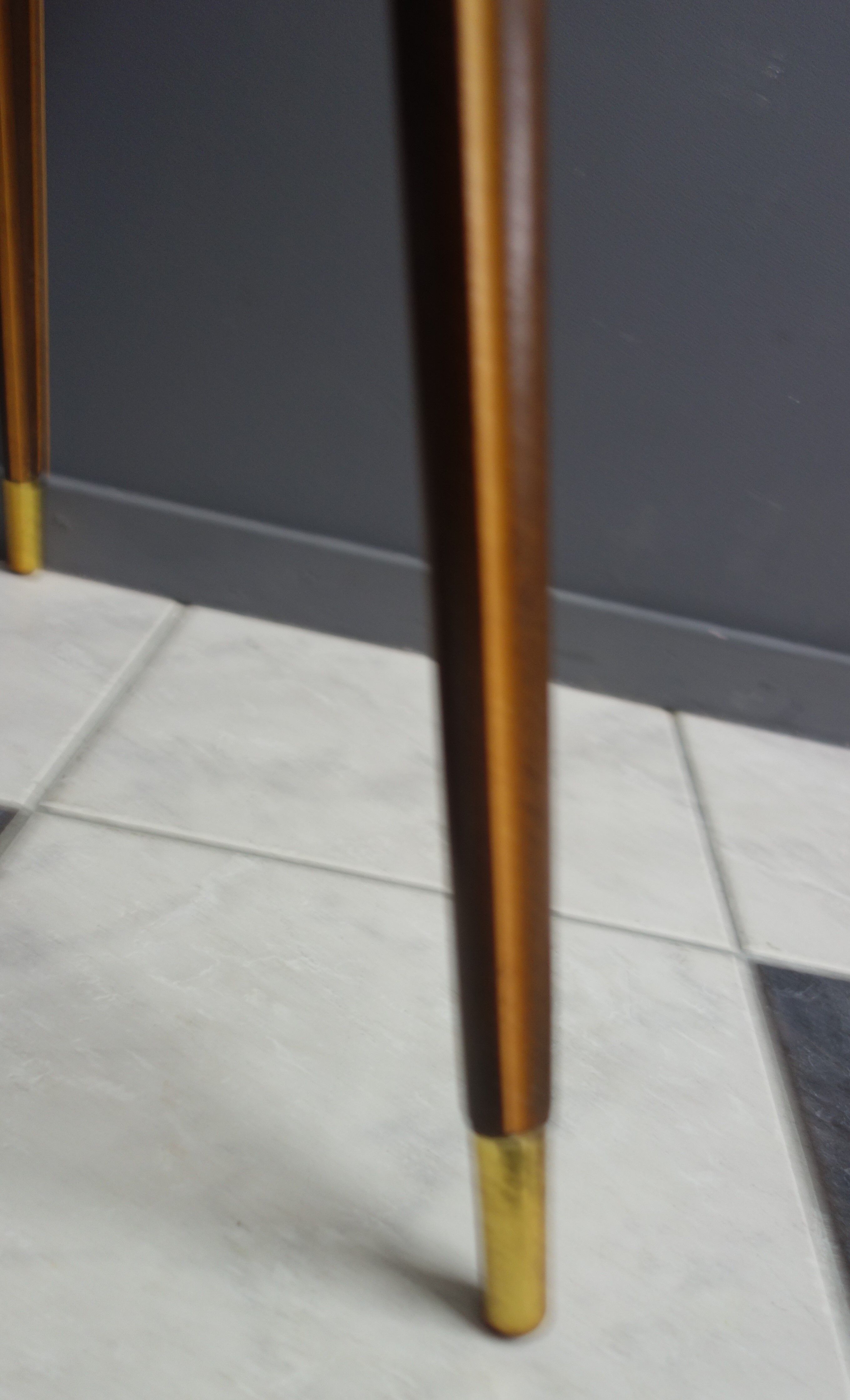 Black and Gold glass table 1960s