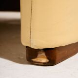 Maralunga leather set by Vico Magistretti for Cassina, Set of 3