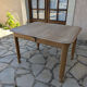 Antique extendable table