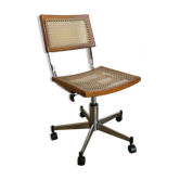 Workshop chair industrial style cannage in synthetic fibers made in Brasil