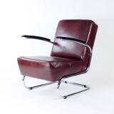 Unique armchair produced in the Bauhaus era, completely restored for the 21st century. the armchair