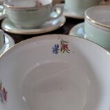 Set of 8 opaque porcelain cups – 1950s