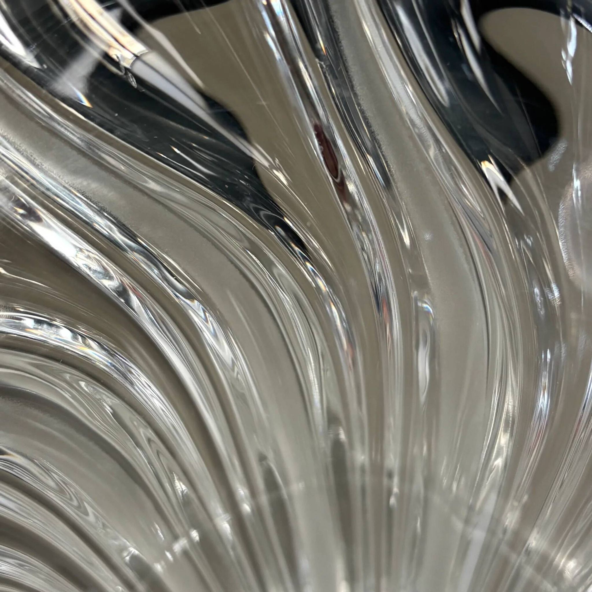 Vase en cristal art-déco 20cm - Ref 1329