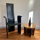 Fauteuil cuir Roche Bobois vintage