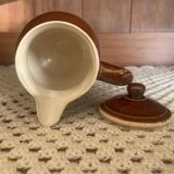 3-piece stoneware coffee and tea set