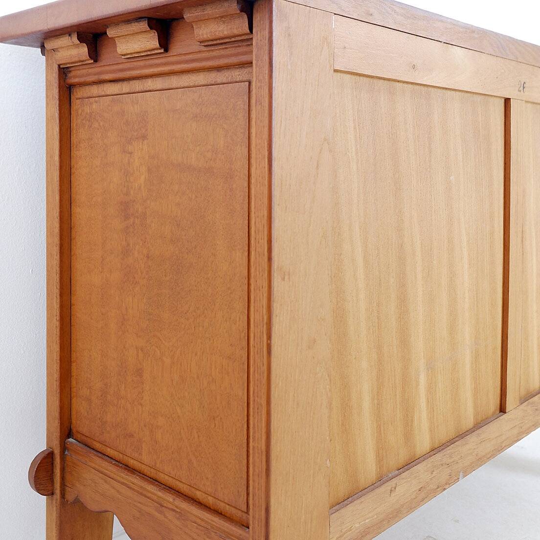 Three-drawer chest of drawers in the style of Guillerme and Chambron - 1960s