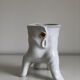Surreal ceramic vase in the shape of a white glove by Leo Bonassera., 1970