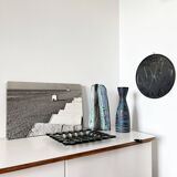 Large photograph on wooden panel Le Tréport 1980