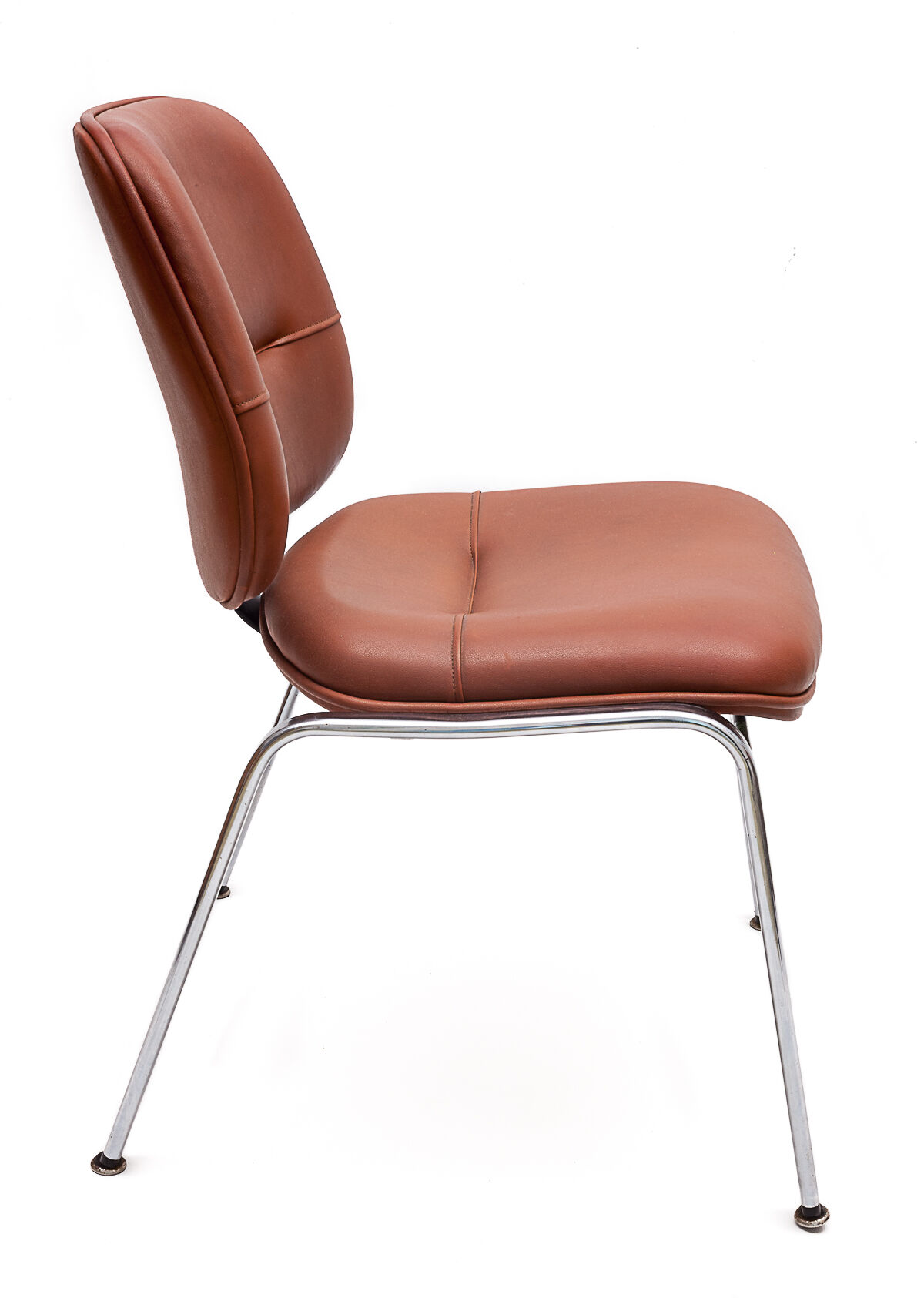 Pair of leather armchairs