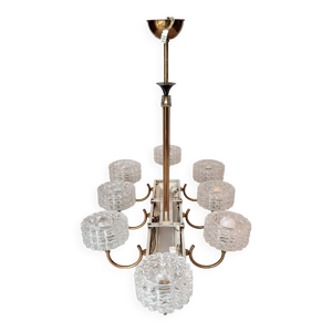 Lustre à 8 lumières - 1950