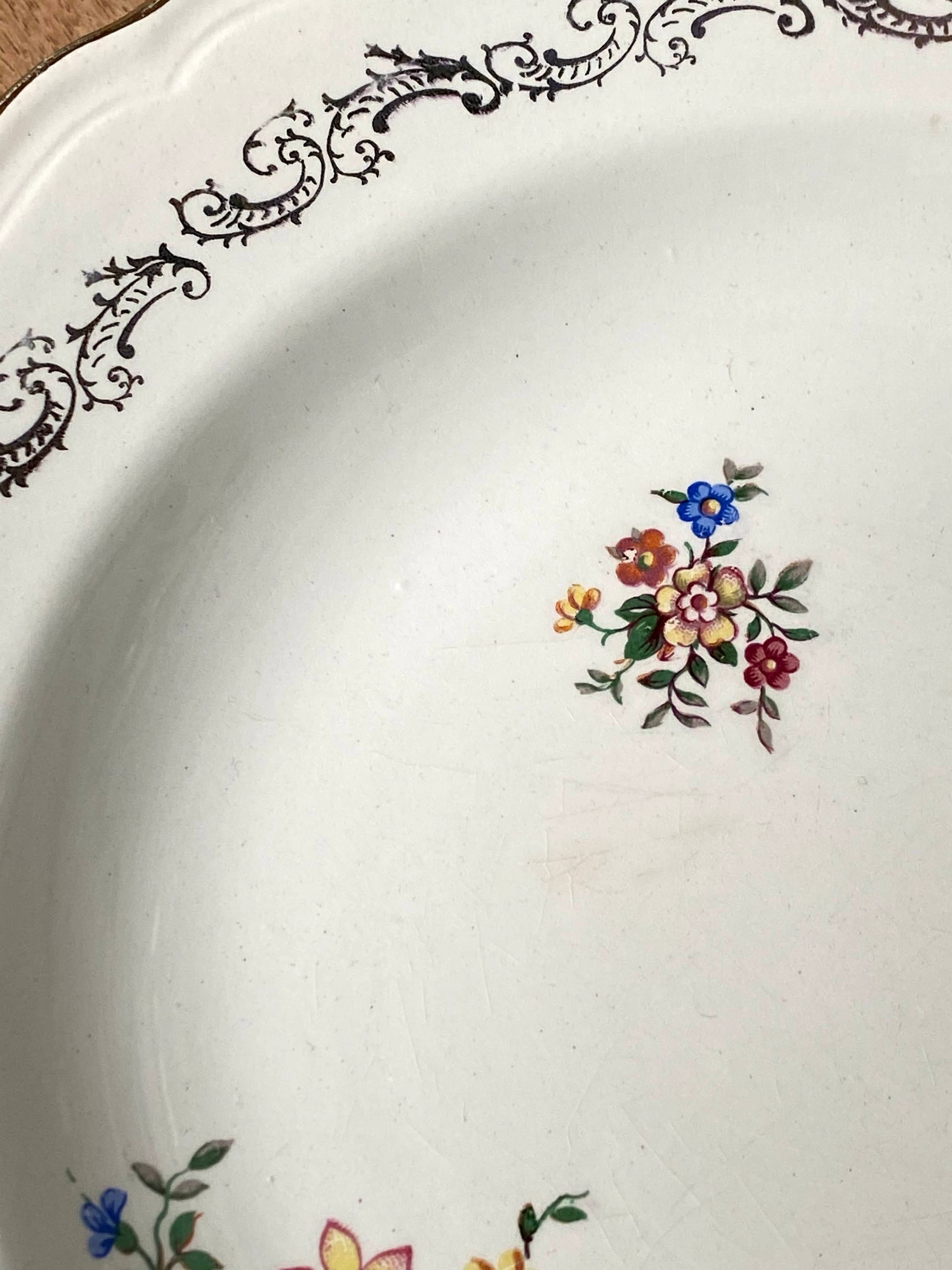 Set of 3 hollow plates The Almond Mira