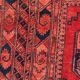 Ancient carpet turkmen ersari afghan 137x203 cm