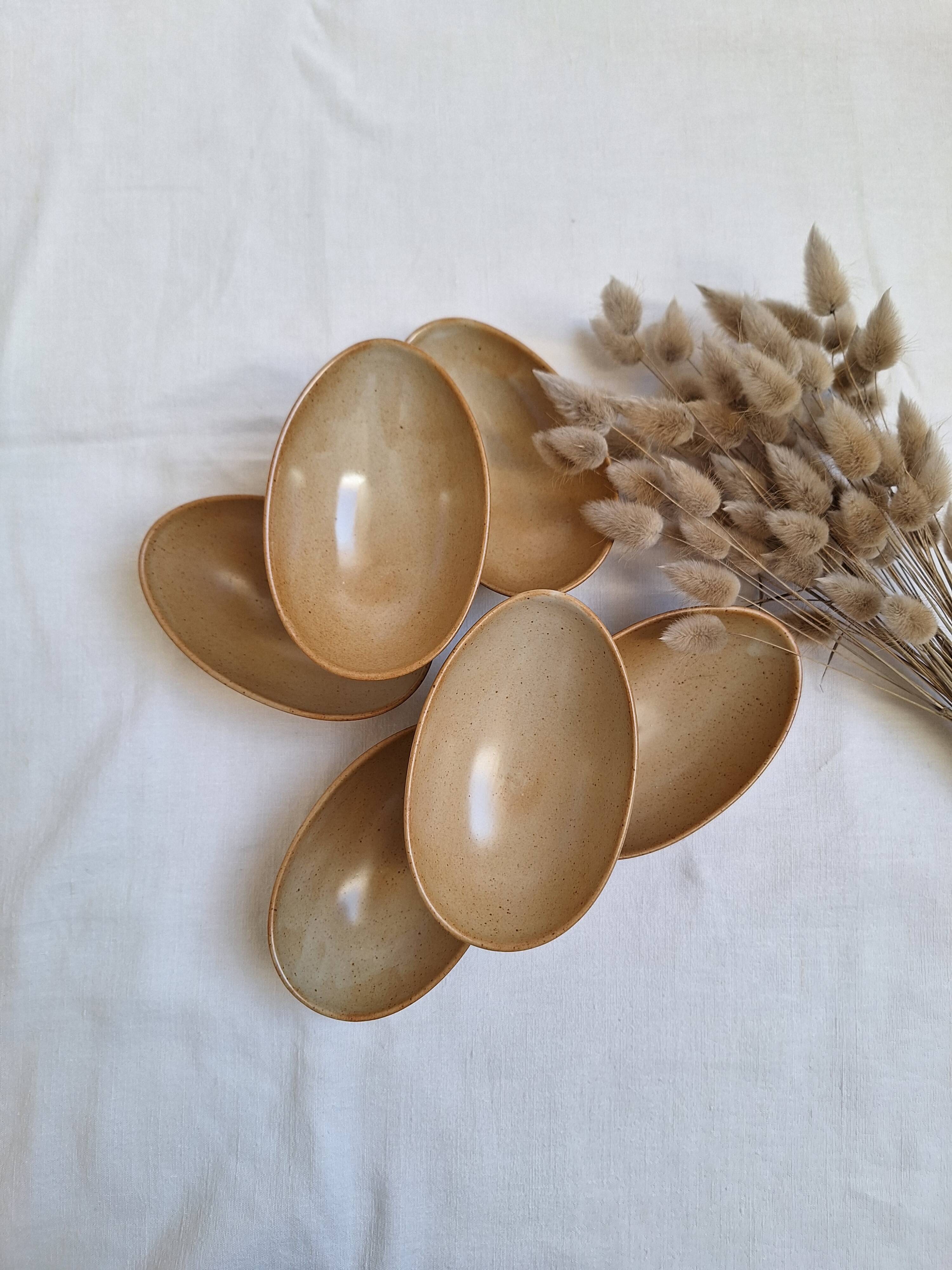 Vintage village stoneware ramekin