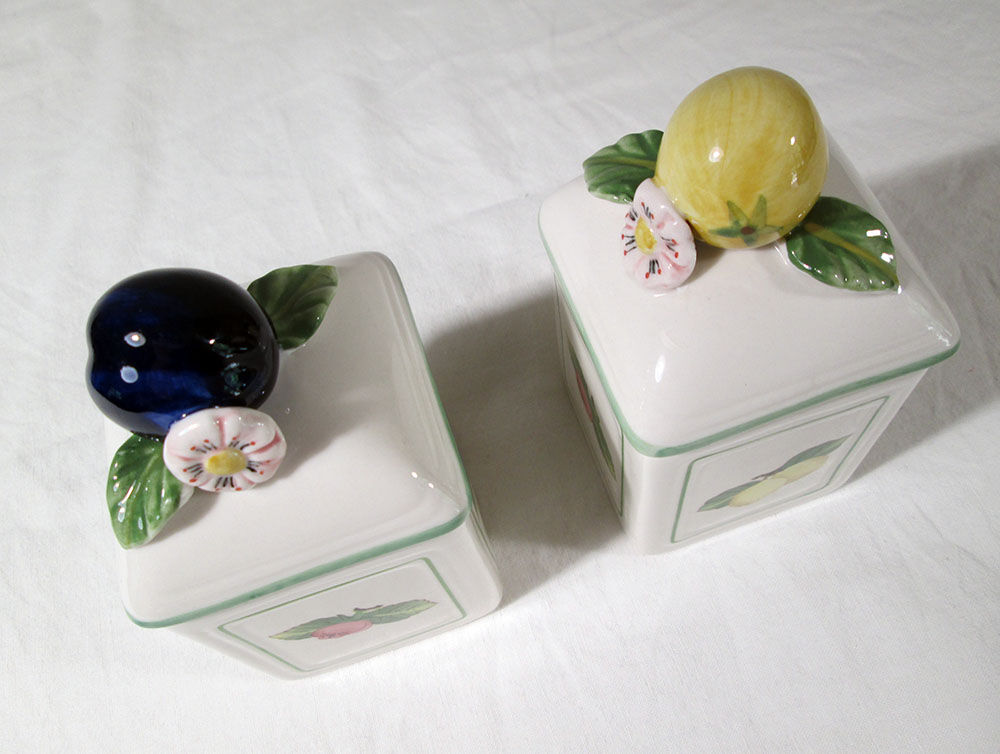 Villeroy and Boch jam jars