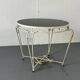 Side table in iron and glass in French Regency style, 1950s.