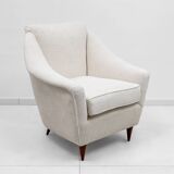 Pair of Ico Parisi MidCentury Modern Italian Armchairs for Ariberto Colombo