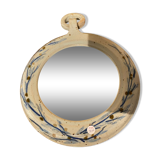 Round ceramic mirror 26x36cm