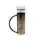 Modern silverplated and glass cruet mod. Oilvine, Lino Sabattini Italy 1970