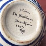 Carafe in earthenware Brittany