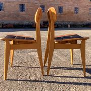Paire de chaises Roger Landault pour Sentou
