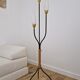 Vintage tripod floor lamp Maison Lunel 1950