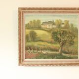 Tableau ancien paysage
